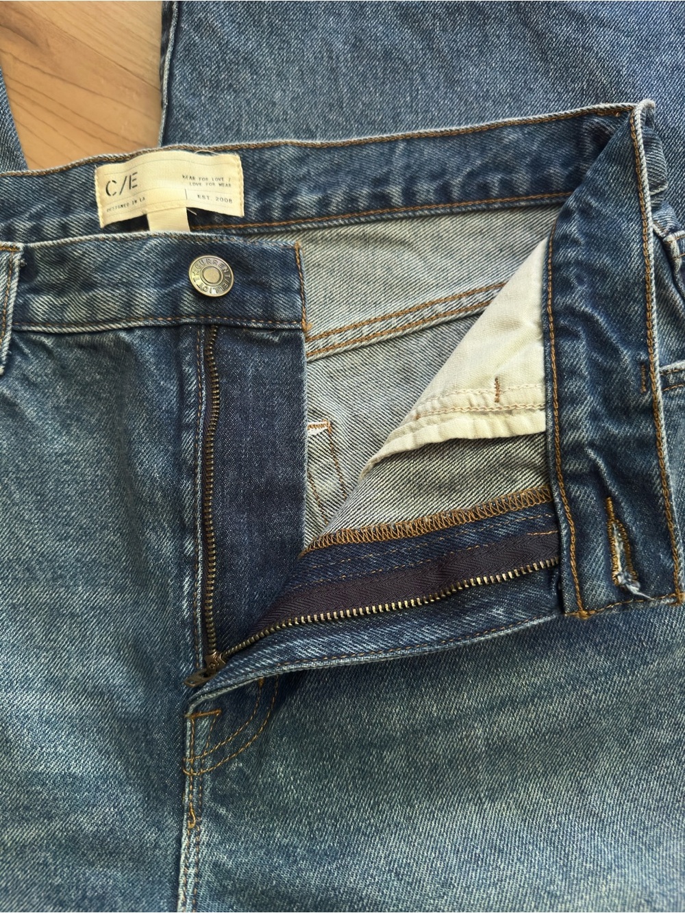 NWT CURRENT/ELLIOTT THE DUSTY WIDE LEG JEAN in Size 29 - Picture 8 of 9